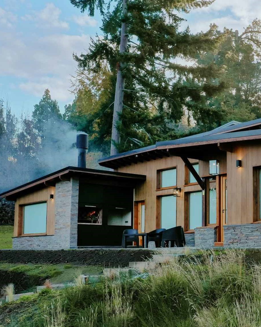exterior photo of the Cinco Cumbres house